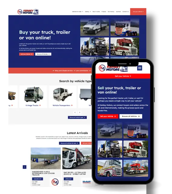 Kerbey Motors website