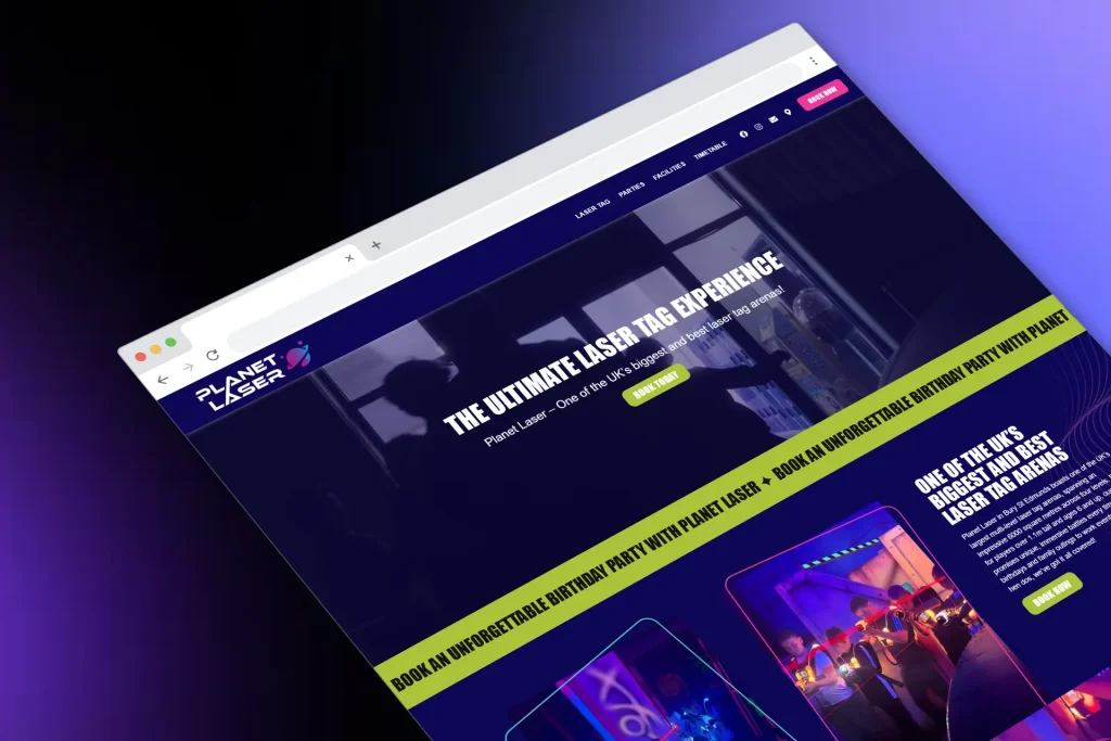 Planet Laser features