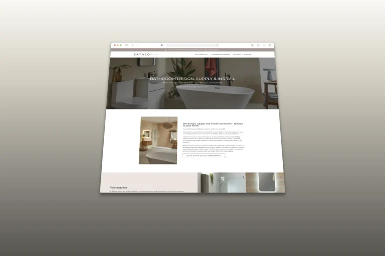 Bathco Home website build