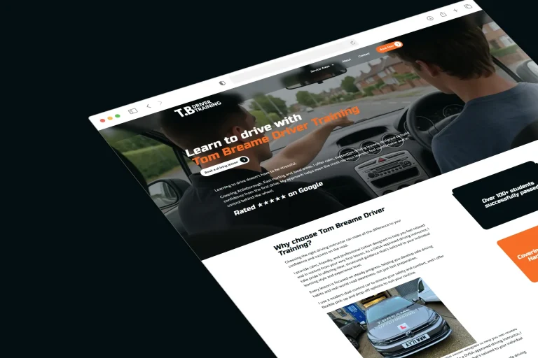 Tom Breame website build