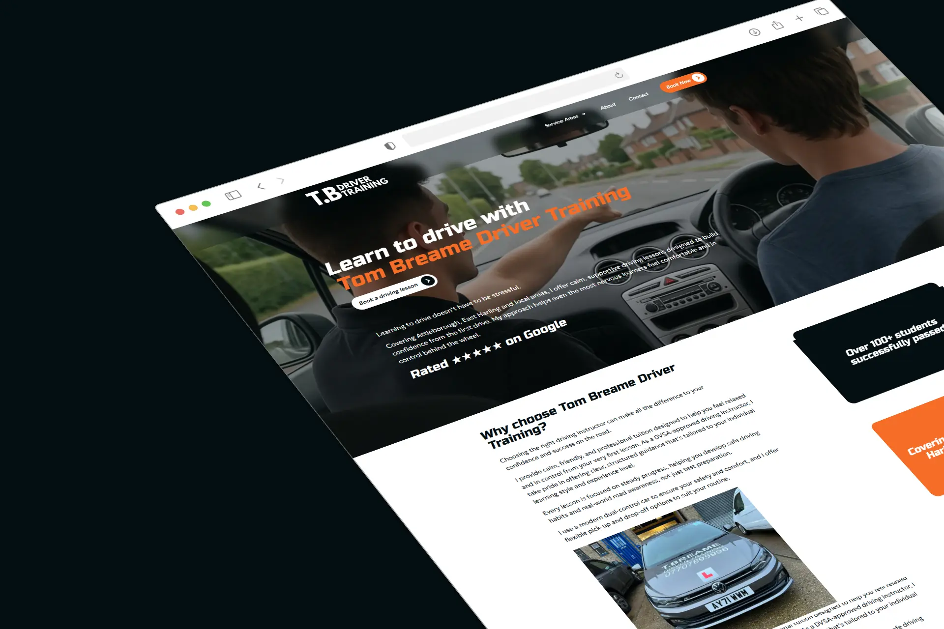 Tom Breame website build